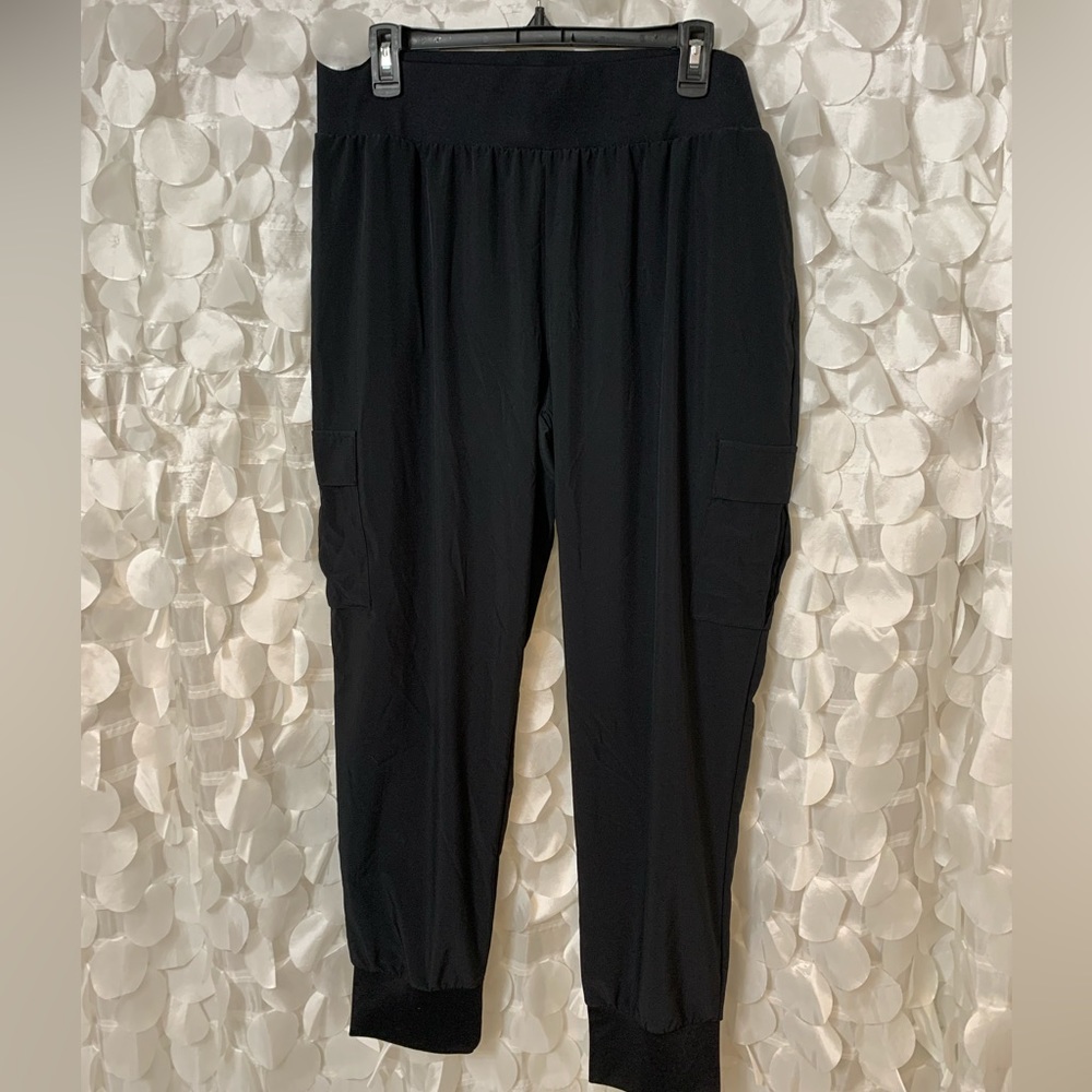 Black Track Running/Walking Pants